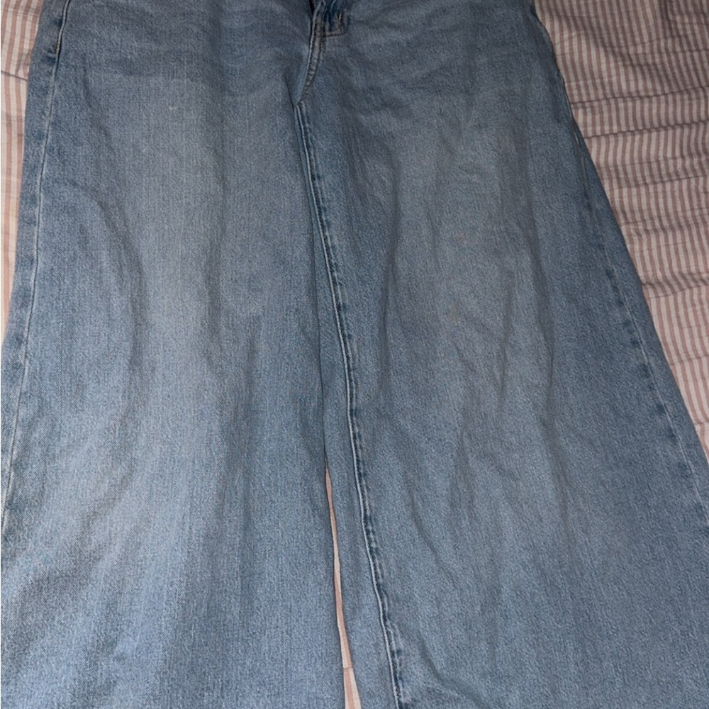 Urban Outfitters Wide Leg Classic Blue Denim Jeans